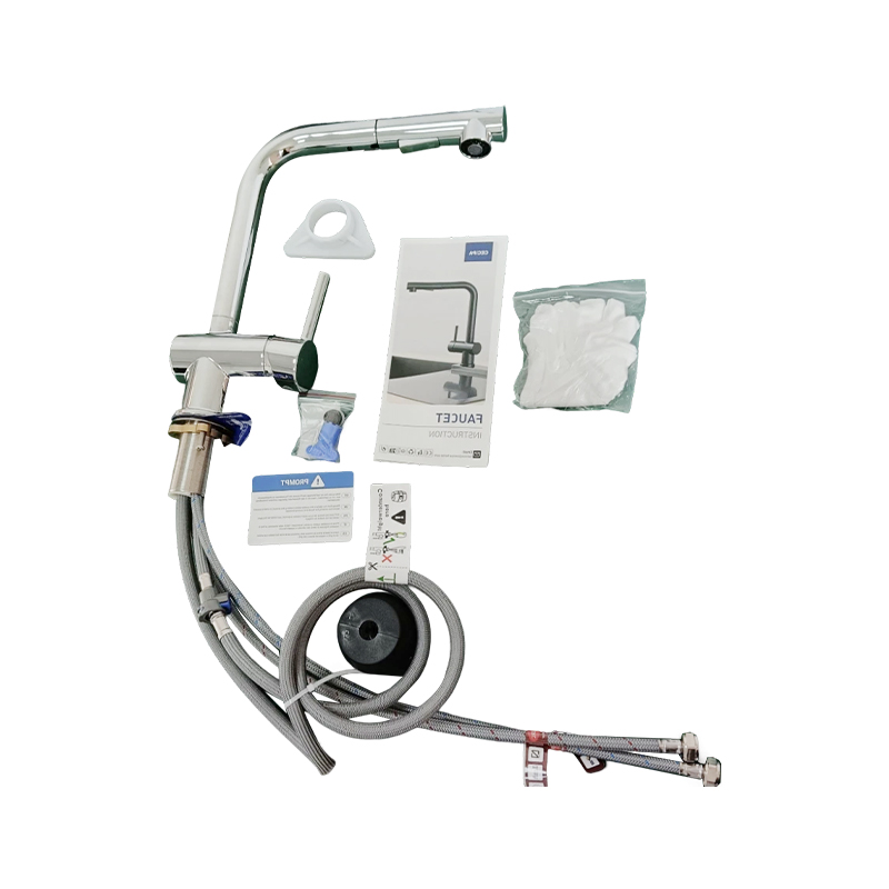 Pull-Out Kitchen Hot And Cold Water Faucet