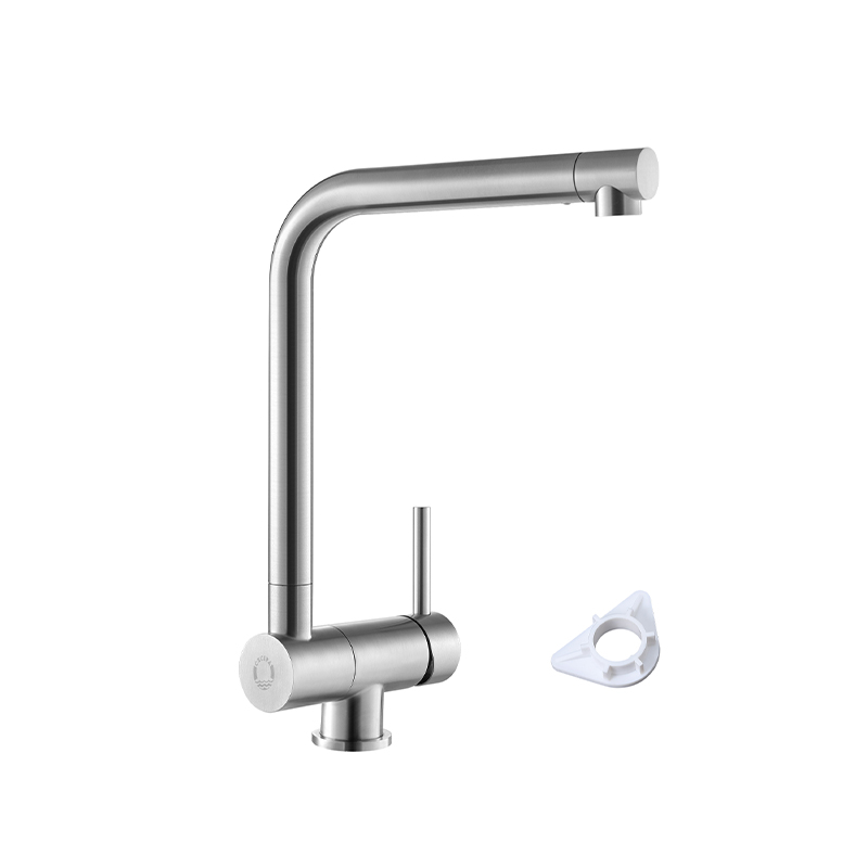 How can folding kitchen faucets be both 