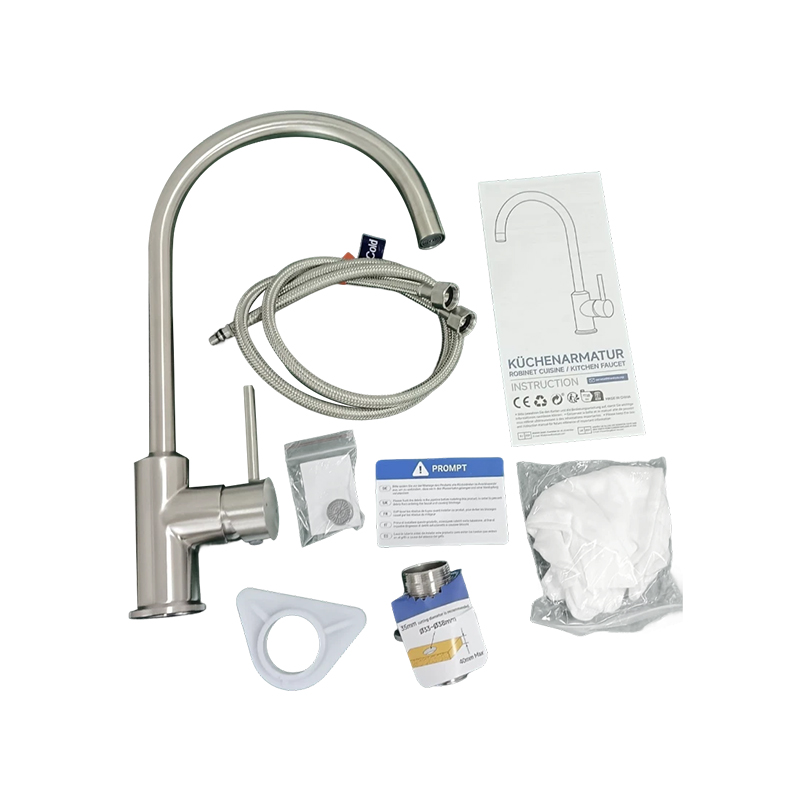 How to scientifically match the rotation angle of a single-handle, single-hole kitchen faucet handle with the water temperature adjustment range?